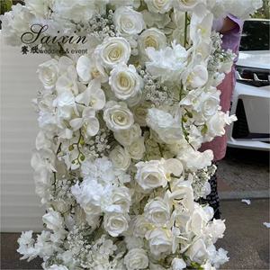 Decorazione di nozze forniture personalizzate fiore artificiale arco per centrotavola di nozze - Product Image 5