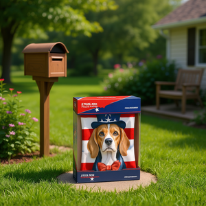 Bandera de Jardín Rectangular Decorativa de Poliéster con Diseño Patriótico de Beagle de Jetsee para Exhibición en Patio y Jardín al Aire Libre - Product Image 2