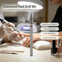 Ponceuse à ongles en acrylique Beauty Diamond multi-grains pour faux ongles, gel et vernis à ongles, formes, nettoyage des cuticules, embouts de manucure