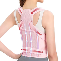 Gilet de Correction Posturale Ergonomique Léger et Durable en Polyester/Nylon avec Bretelles Ajustables Personnalisables – Réduit les Douleurs du Bas et Haut du Dos