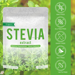 Pó de Folha de <span class=keywords><strong>Stevia</strong></span> para Extrato de <span class=keywords><strong>Stevia</strong></span> Orgânico Natural Puro e Sem Açúcar, Verificado pela GMP, para Chá - Product Image 2