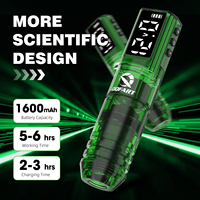 Stylo de tatouage sans fil directement de l'usine - Batterie portable 1600 mAh pour débutants et artistes professionnels - Vente en gros