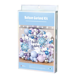 <span class=keywords><strong>Kit</strong></span> de guirlande de ballons d'<span class=keywords><strong>anniversaire</strong></span> Frozen - Arche de ballons personnalisée bleu, violet et blanc avec <span class=keywords><strong>des</strong></span> ballons en feuille de flocon de <span class=keywords><strong>neige</strong></span> pour la décoration de fête <span class=keywords><strong>des</strong></span> filles - Product Image 3