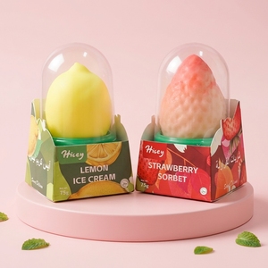 ไอศกรีมรสเลมอนแช่แข็ง 3 มิติ รสผลไม้มะม่วงเลมอนพีช จากโรงงานฮิซี่ ขายตรง - Product Image 2