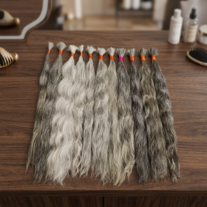 Extensiones de cabello humano de trama atada a mano de alta calidad Invisible Grado superior Cutícula Cabello intacto - Product Image 3