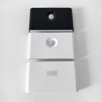 Lampe de nuit à détecteur de mouvement magnétique rechargeable, éclairage double face, lampe murale LED pour chambre à coucher, escalier, couloir