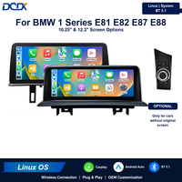 Système multimédia DVD pour voiture Linux pour BMW Série 1 E81 E82 E87 E88, écran HD 12,3 pouces, navigation GPS, Bluetooth, CarPlay, Android Auto, CCC, CIC