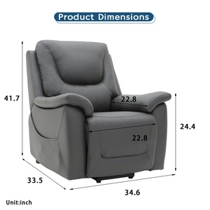 Geeksofa Fauteuil inclinable électrique à double moteur pour les personnes âgées et les patients - Product Image 6