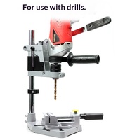 Support de perceuse multifonctionnel en aluminium pour mini-perceuse électrique et meuleuse d'angle, accessoire d'outil électrique pour réparation de bancs de travail et de cadres de perçage