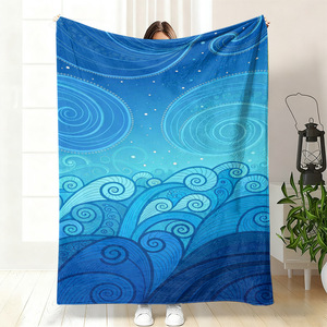 Couverture en flanelle florale, plaid, couverture de sieste, résistante à la décoloration, légère pour la chaleur hivernale, impression personnalisée, vente en gros - Product Image 4