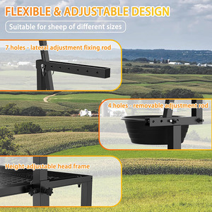 Supporto per <span class=keywords><strong>Capre</strong></span> JH-Mech 400 lbs per Toelettatura e Taglio Zoccoli con Piattaforma Spessa 1mm e Design Antiscivolo, Supporto per Mungitura <span class=keywords><strong>Capre</strong></span> - Product Image 4