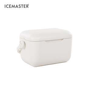 กล่องไอซ์คูลเลอร์น้ำแข็งแบบพกพาสีขาวพิมพ์โลโก้ได้ตามต้องการกล่องเก็บความเย็นแบบ6QT PS มีฟองสำหรับจัดส่งอาหาร - Product Image 4