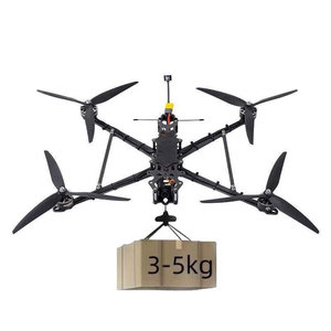 โดรน FPV ขนาด 10 นิ้ว พร้อมไฟ LED กล้อง 4K ขนาดเล็ก ระบบ GPS ควบคุมระยะไกล โดรนแข่ง - Product Image 2