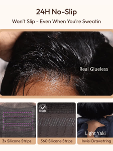 Peluca de Cabello Humano Brasileño Liso Premium, Precortada, con Encaje HD 13x4, sin Pegamento, Transpirable e Invisible, para Vendedores - Product Image 5