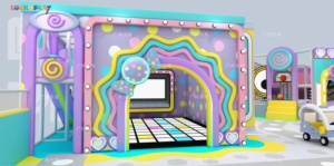 Âm nhạc kỳ cục theo chủ đề sân chơi trong nhà cho trẻ mới biết đi với đèn nhịp điệu và chơi mềm sáng tạo - Product Image 4