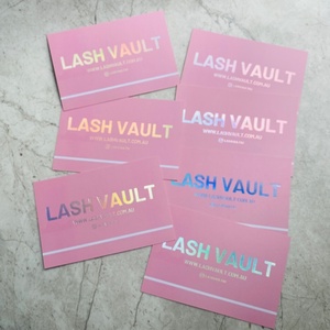 Tùy chỉnh Laser Holographic ba chiều sang trọng cảm ơn bạn thẻ cho hỗ trợ của tôi Doanh Nghiệp Nhỏ - Product Image 3