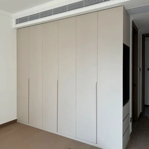 ตู้เสื้อผ้าสไตล์หรูหราแบบเรียบง่าย MEIJIA ตู้เสื้อผ้าไม้แบบโมเดิร์นสีขาวสำหรับห้องนอน เฟอร์นิเจอร์ตู้เสื้อผ้า - Product Image 1