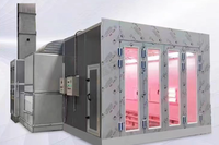 Cabine de peinture professionnelle avec éclairage LED et fonction de séchage |   Filtre haute performance pour les usines automobiles