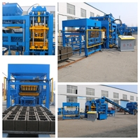 Machine automatique de fabrication de blocs de ciment et de briques autobloquantes Kaidong QT12-15 contrôlée par PLC avec moteur et boîte de vitesses