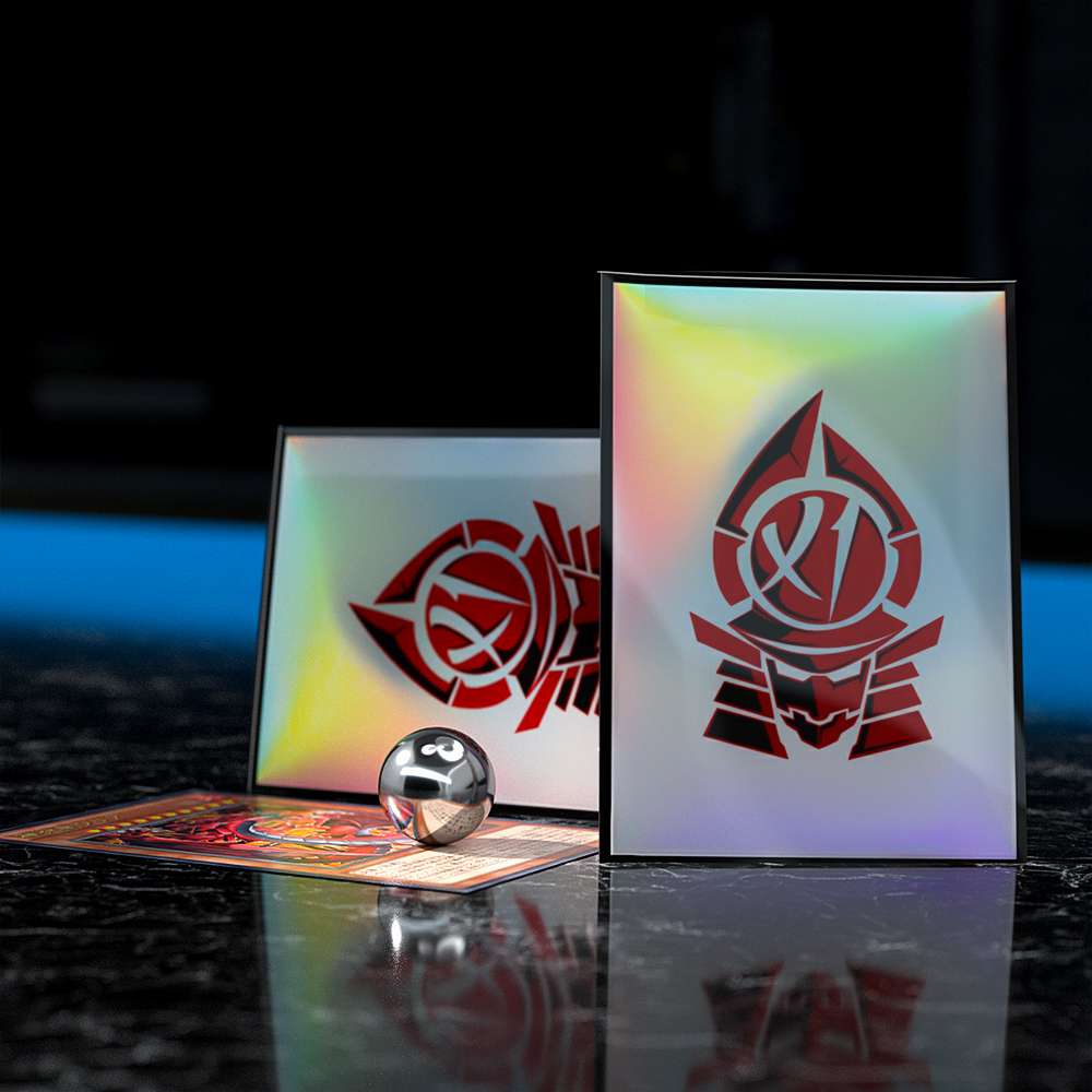 edopro card sleeves TitanShield Small Sleeves, Transparent Clear, Fits Yu-Gi-Oh Slifer the Sky Dragon some card sleeves i made