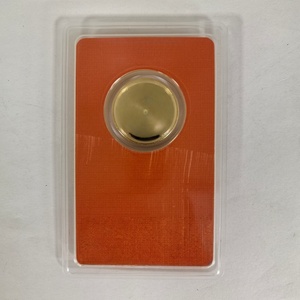 Nouveauté 2026 : Lingots de collection ronds en laiton plaqué <span class=keywords><strong>or</strong></span> 24 carats (faux) 5g/10g, numérotés séquentiellement, style artisanat métallique unique, Chine - Product Image 2