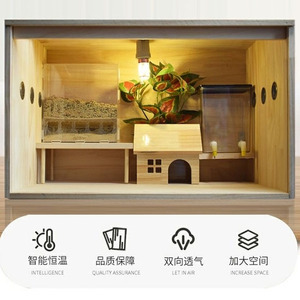 กล่องให้อาหารไก่รูตินทำจาก<span class=keywords><strong>ไม้</strong></span>แข็งใช้เป็นศูนย์บ่มเพาะพิเศษสำหรับสัตว์เลี้ยงหนูแฮมสเตอร์บ้านขนาดเล็กวิลล่า - Product Image 4