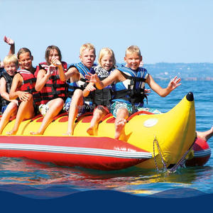 Équipement de jeu aquatique requin poisson volant banane gonflable pour bateau poisson volant gonflable pour <span class=keywords><strong>jet</strong></span> <span class=keywords><strong>ski</strong></span> - Product Image 2