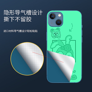 Apple IPhones Back Film Plastic <b>Nightlight</b> Cartoon Printing Sweet Style Mobile Phone Cover - Product Image 1