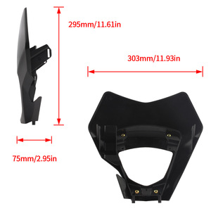 ฝาครอบไฟหน้ารถจักรยานยนต์ ZUQING 295 มม. X 303 มม. สำหรับไฟส่องสว่างแบบออฟโรดของยามาฮ่า - Product Image 1