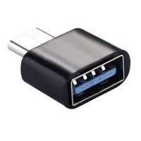 Konektor adaptor OTG, adaptor kabel Universal tipe-c ke USB 2.0 untuk ponsel USB2.0 Tipe C OTG
