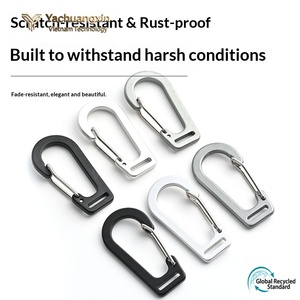Stainless Steel Carabiner Polished Finish <b>Hook</b> for Outdoor Use - Product Image 3