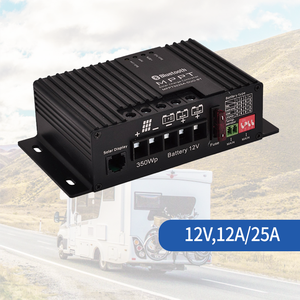 Controlador de Carga Solar MPPT Impermeable de 12V con Doble Batería para Autocaravanas, Caravanas, Embarcaciones, Compatible con Bluetooth, Control Remoto y Pantalla LCD - Product Image 4