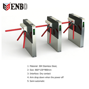 Tornello a tre bracci multifunzione con connettività esterna per dispositivi di identificazione RFID e NFC - Product Image 3