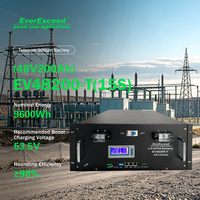 Batterie de stockage LiFePO4 48V 200Ah à longue durée de vie, alimentation UPS pour microprocesseur et machine de bureau, intégration de système d'énergie photovoltaïque