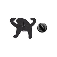 Pin Enamel Minimalis Unik untuk Jaket, Tas, atau Hiasan Kerah