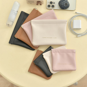 <b>Mini</b> Storage <b>Bag</b> Coin Purse Rectangle Portable Dustproof Cover For Earphones Cables Lipstick Carry Travel Home Use - Product Image 1