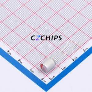 ตัวเก็บประจุแบบแข็งชนิด Through-hole (THT) รุ่น CT1C227M0608 ขนาด D6.3xL8 มม. 220uF 20% 16V 2.7A 100kHz - Product Image 1