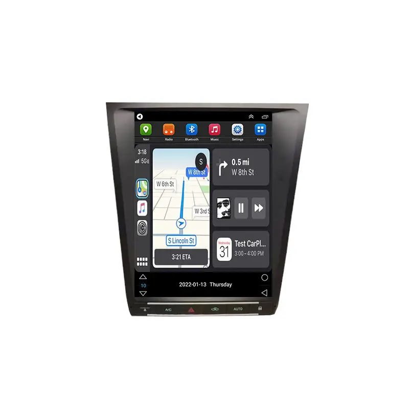 Android 12.8 Inch Vertical Carplay Car Gps Dvd Multimedia Radio Navigation Player Pour Lexus Gs Gs300 Gs350 Gs400 Gs430 Gs460