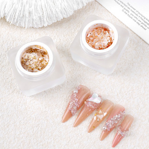 3D Mica Shell Gel Nail Polish Translucent <b>Sequin</b> Glitter Gel Varnish Long Lasting UV LED Cure Salon Nail <b>Art</b> Polish Supplies - Product Image 1