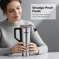 Gobelet isotherme à double paroi en acier inoxydable de 1100 ml, couvercle anti-fuite, sans BPA, pour les voyages