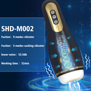 Dispositivo Elettrico per Masturbazione Maschile, Masturbatore Automatico Silenzioso in Silicone con Vibrazione e Spinta Automatica - Product Image 2