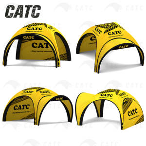 Catc Speed Sport Op Maat Gemaakte Luchtdichte Luifel Reclame Buiten Spin Opblaasbare Dome Tuinhuisje Air Evenement Tent - Product Image 4