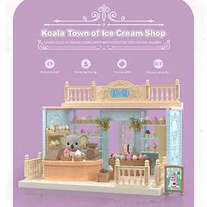 Rumah Model Desain Toko Es Krim, Koala Kota Toko Es Krim