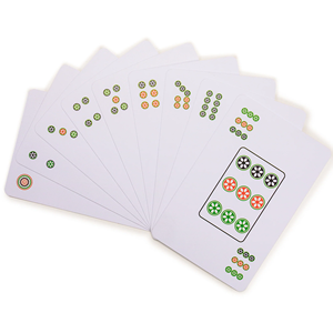 Cartes de jeu Mahjong format voyage 3,6 x 2,4 pouces – Mahjong chinois taïwanais, cartes de poker de casino - Product Image 4