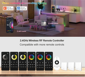 C 206W <span class=keywords><strong>Dimmer</strong></span> 4 Zone Mesh Remote Groep Sync Tuyasmart Wifi 5 In 1 <span class=keywords><strong>Controller</strong></span> Kleurverandering Muziek Decoratie <span class=keywords><strong>Dimmer</strong></span> <span class=keywords><strong>Led</strong></span> <span class=keywords><strong>Controller</strong></span> - Product Image 6