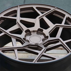 Juego de 2 Ruedas Forjadas 6x139.7 para Cadillac Escalade V, Cybertruck, Tahoe, Hummer EV, Personalizadas de 23 y 24 Pulgadas, Cromadas, con Borde Profundo - Product Image 5