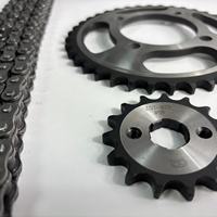 Penjualan Langsung Pabrik Rantai dan Kit Sprocket untuk Sepeda Motor CGL 42-15T Suku Cadang Berkualitas Tinggi dan Aksesori Gear 428H-116L