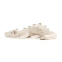 Peluche Dinosaure Mignon Jelly Cat, Couverture Douce avec Doublure en Maille et Détails Brodés pour Enfants et Adultes