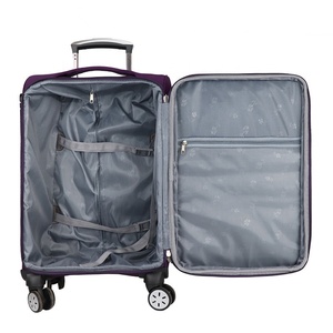 Personalized <strong>Purple</strong> Luggage <strong>Suitcase</strong> Anti Water Luggage Carry on Traveling Trolley Bag - Product Image 6