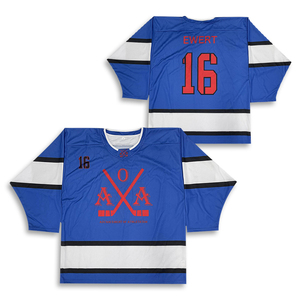 Camiseta de hockey para jóvenes con diseño de logotipo de equipo personalizado de alta calidad, camiseta de hockey deportiva transpirable - Product Image 6